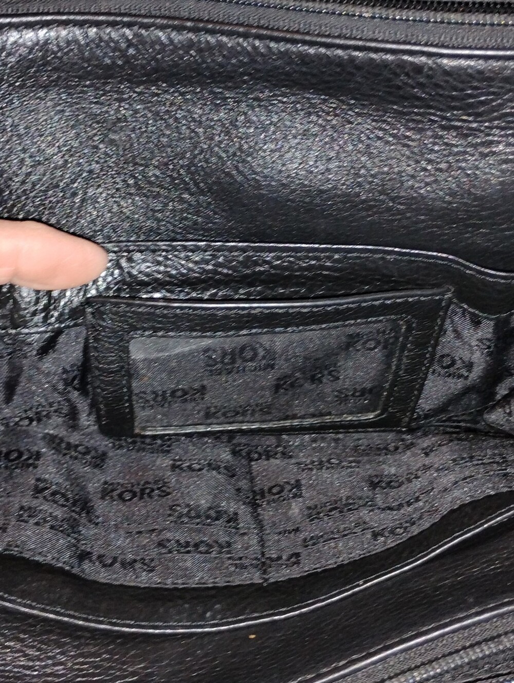Mk Black Fulton Crossbody Bag With Built In Wallet - Picture 5 of 14